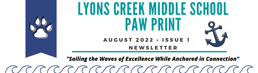  LCMS Paw Print Newsletter Quarter 1